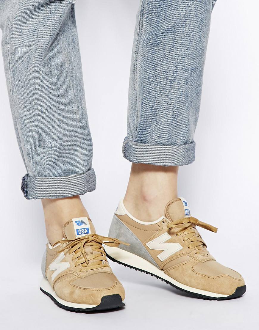 new balance beige suede 420